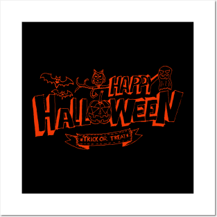 Happy Halloween spell Posters and Art